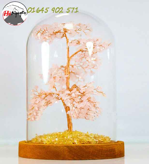 tranhdaquyhn.com- cây tài lộc thạch anh hồng- đá quý hà nguyễn